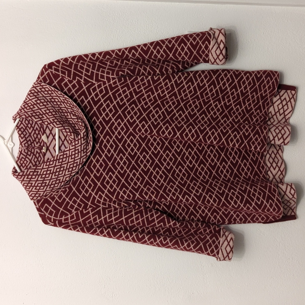 MOTH by Anthropologie Size Large Pullover Sweater Alpaca Blend Galena Cowl Neck